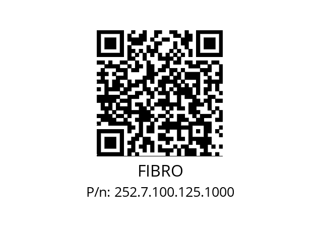   FIBRO 252.7.100.125.1000