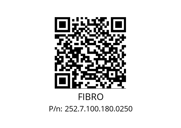   FIBRO 252.7.100.180.0250