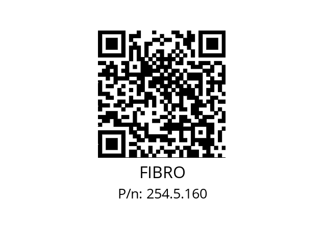   FIBRO 254.5.160