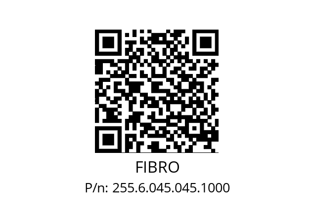   FIBRO 255.6.045.045.1000