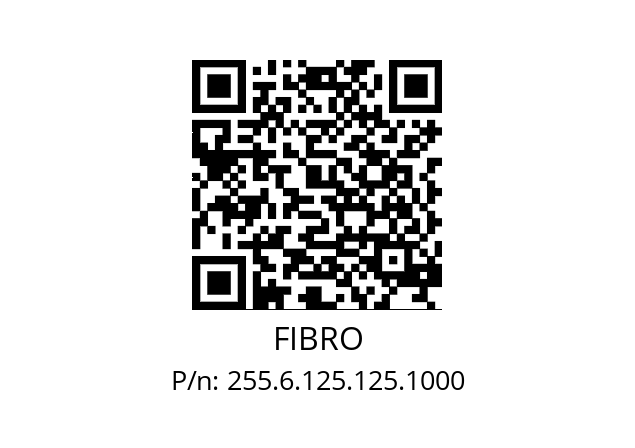   FIBRO 255.6.125.125.1000