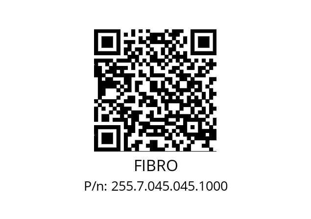   FIBRO 255.7.045.045.1000