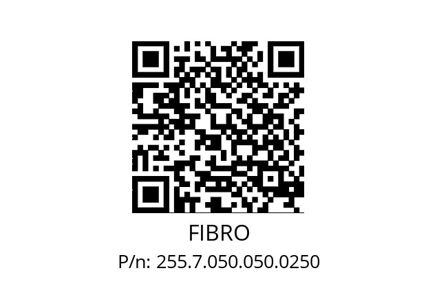   FIBRO 255.7.050.050.0250