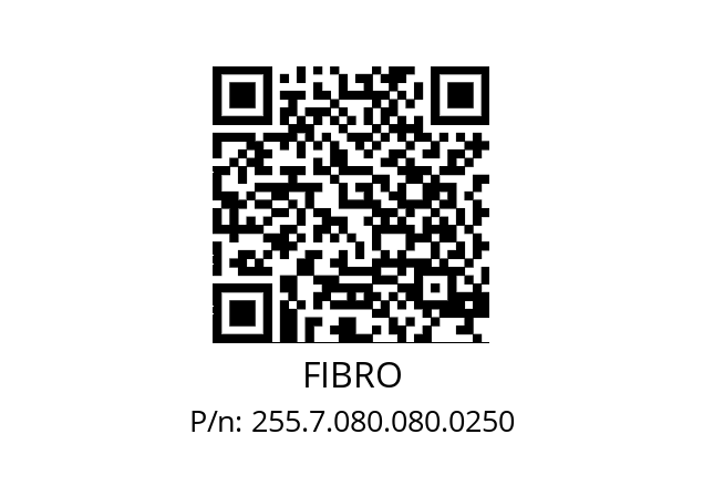   FIBRO 255.7.080.080.0250