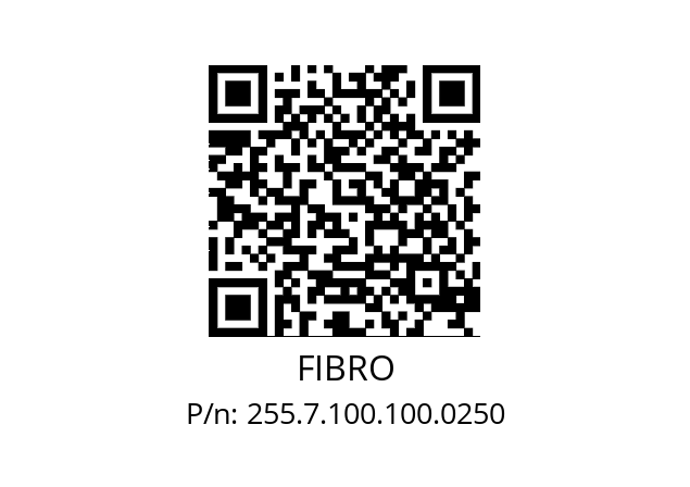   FIBRO 255.7.100.100.0250