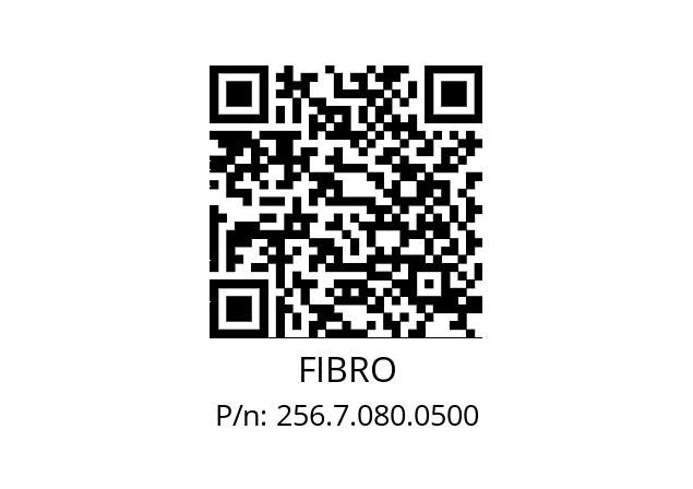   FIBRO 256.7.080.0500