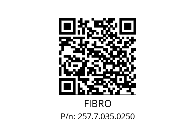   FIBRO 257.7.035.0250