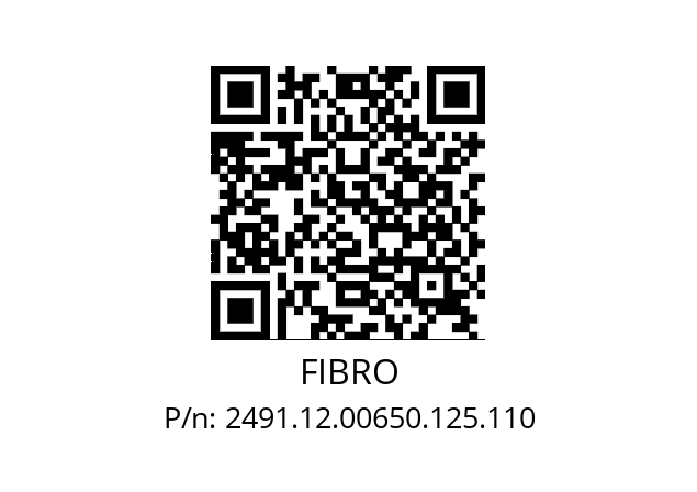   FIBRO 2491.12.00650.125.110