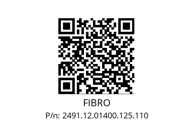   FIBRO 2491.12.01400.125.110