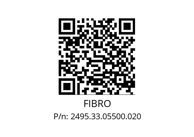   FIBRO 2495.33.05500.020