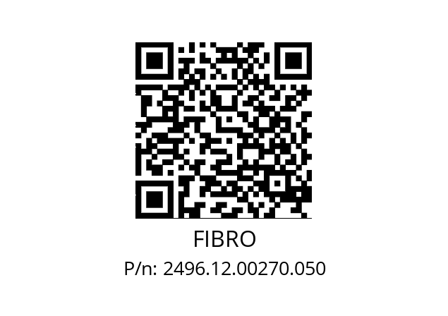   FIBRO 2496.12.00270.050