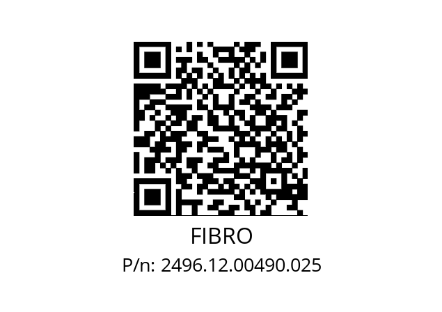   FIBRO 2496.12.00490.025