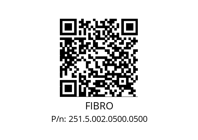   FIBRO 251.5.002.0500.0500