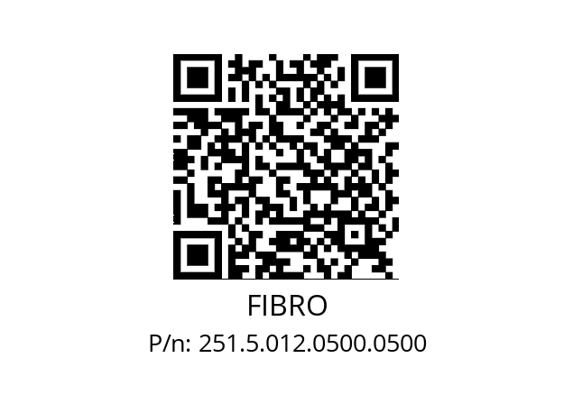   FIBRO 251.5.012.0500.0500