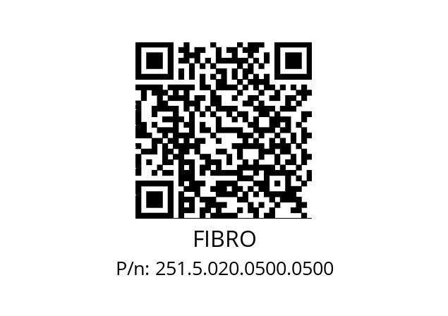   FIBRO 251.5.020.0500.0500