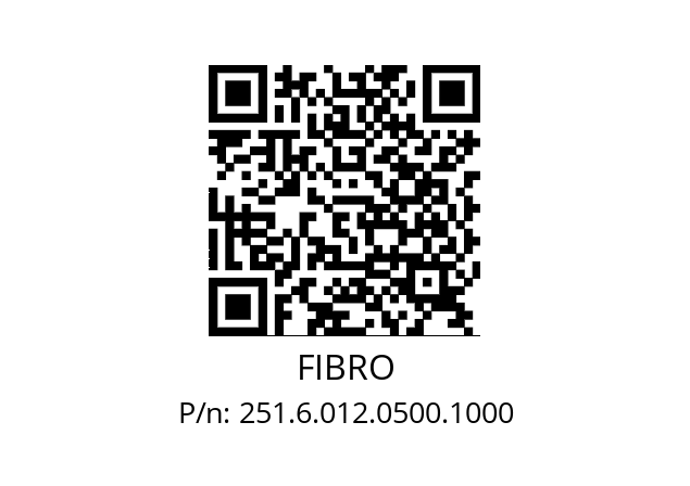   FIBRO 251.6.012.0500.1000