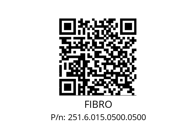   FIBRO 251.6.015.0500.0500