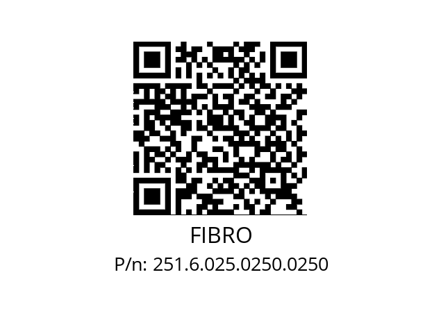   FIBRO 251.6.025.0250.0250