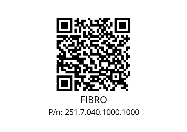   FIBRO 251.7.040.1000.1000