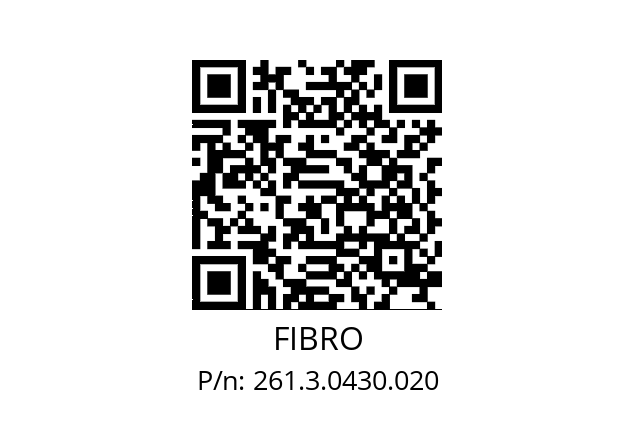   FIBRO 261.3.0430.020