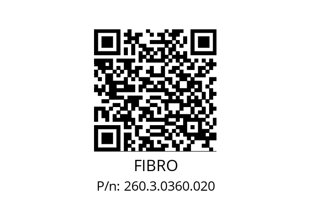   FIBRO 260.3.0360.020