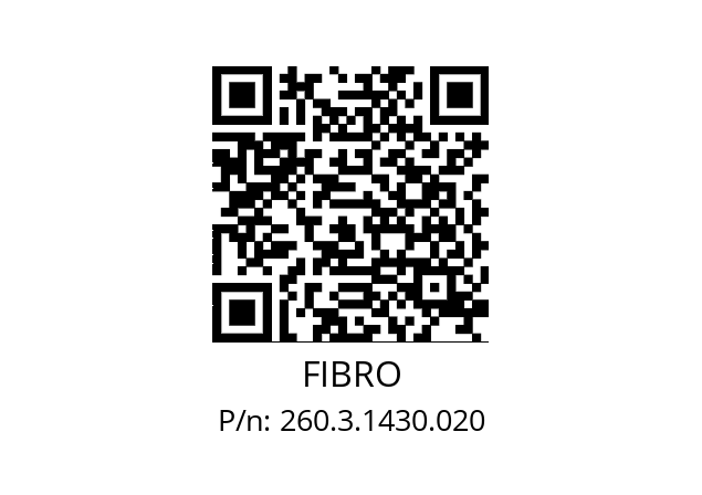   FIBRO 260.3.1430.020