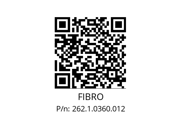   FIBRO 262.1.0360.012