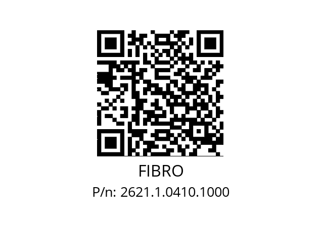   FIBRO 2621.1.0410.1000