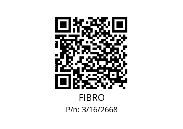   FIBRO 3/16/2668