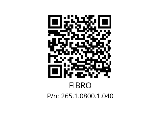   FIBRO 265.1.0800.1.040