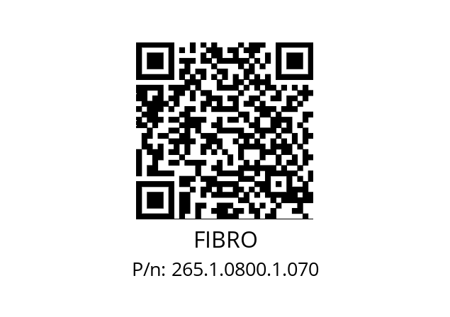   FIBRO 265.1.0800.1.070