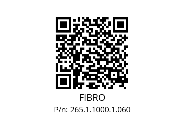   FIBRO 265.1.1000.1.060