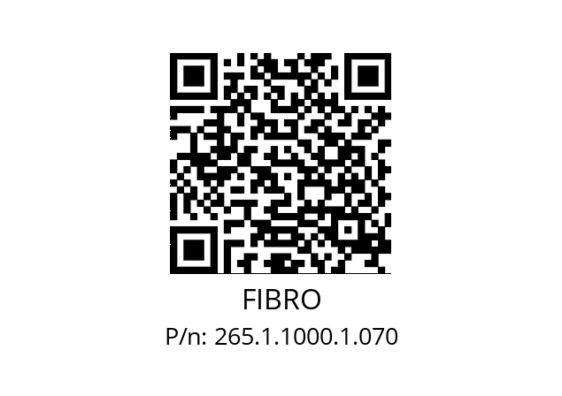   FIBRO 265.1.1000.1.070