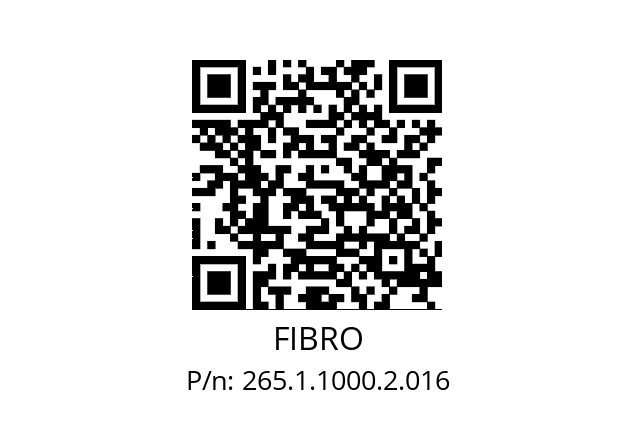   FIBRO 265.1.1000.2.016