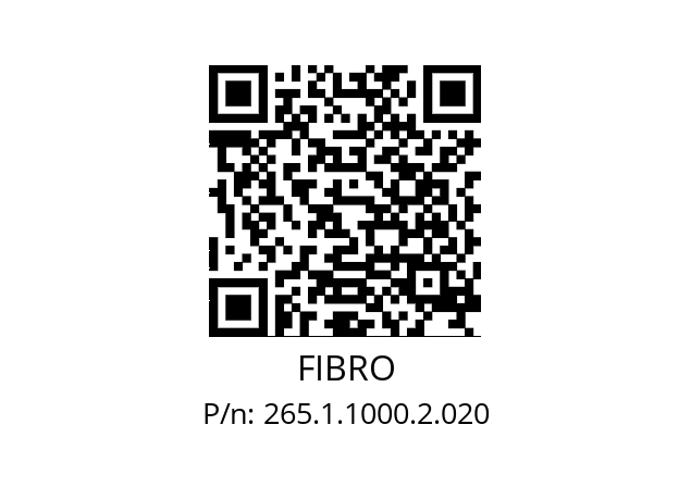   FIBRO 265.1.1000.2.020