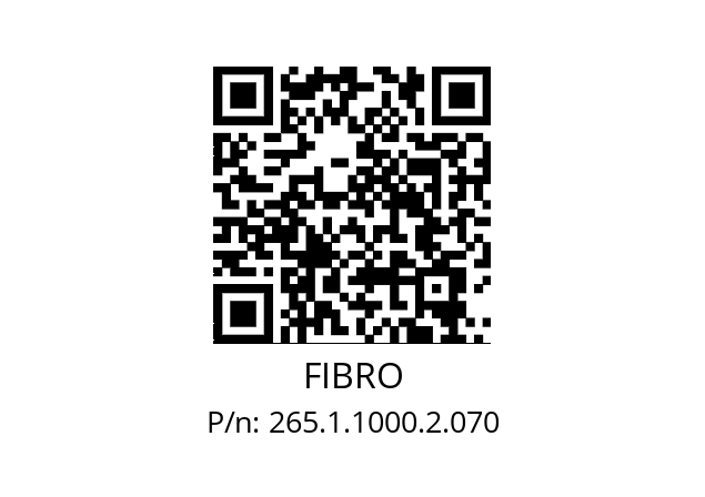   FIBRO 265.1.1000.2.070