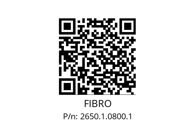   FIBRO 2650.1.0800.1