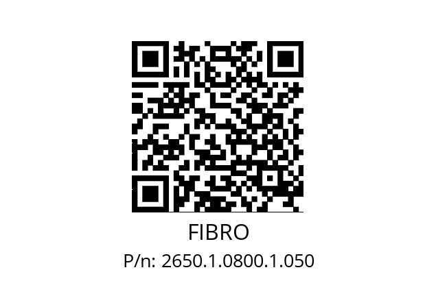   FIBRO 2650.1.0800.1.050