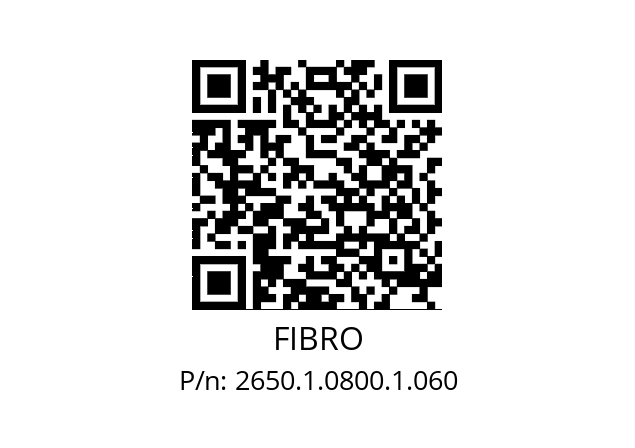   FIBRO 2650.1.0800.1.060