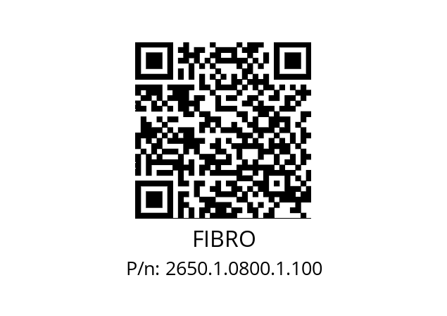   FIBRO 2650.1.0800.1.100