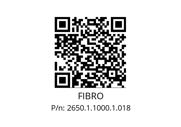   FIBRO 2650.1.1000.1.018