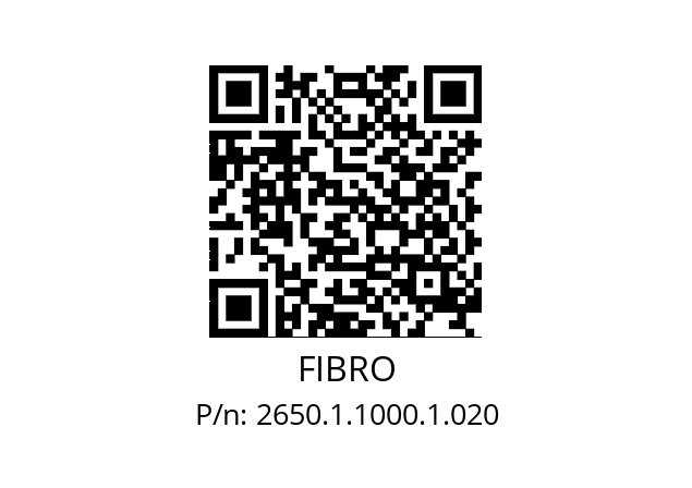   FIBRO 2650.1.1000.1.020