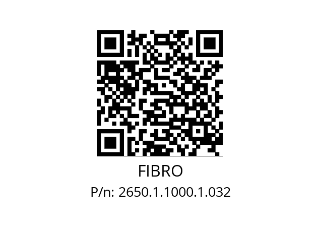   FIBRO 2650.1.1000.1.032