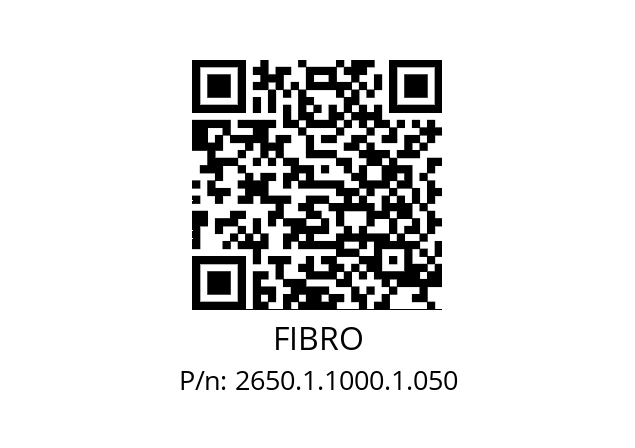   FIBRO 2650.1.1000.1.050