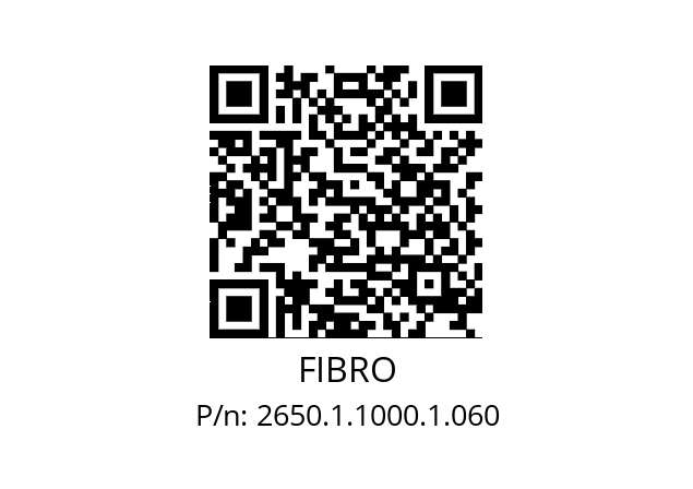   FIBRO 2650.1.1000.1.060