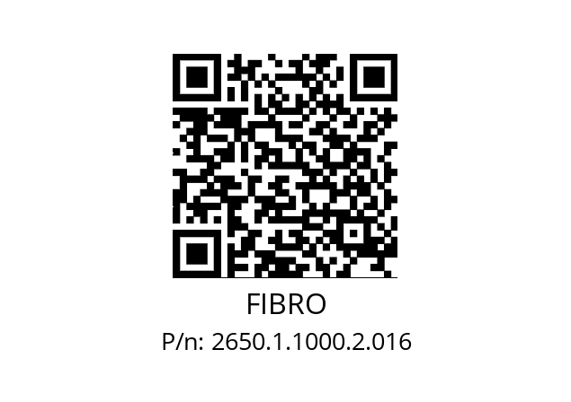   FIBRO 2650.1.1000.2.016