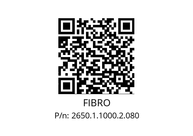   FIBRO 2650.1.1000.2.080