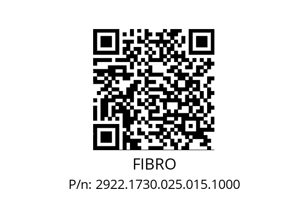   FIBRO 2922.1730.025.015.1000