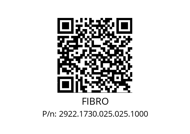   FIBRO 2922.1730.025.025.1000