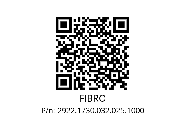   FIBRO 2922.1730.032.025.1000